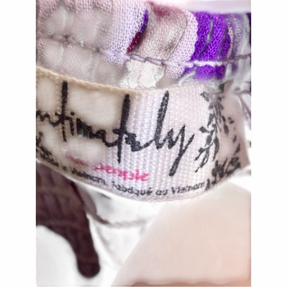 Intimately Free People Heat Wave Floral Purple and White Hi/low dress S - Picture 3 of 4